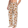 thumbnail image 6 of Hirioo Cartoon for Men's PJ Pajama Pants Sleep Pants Men's Home Trousers with Pockets,S-3XL-Medium, 6 of 6