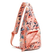 Vera Bradley Women's Ripstop Sling Backpack Paradise Bright Coral