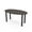 Natural Eucalyptus w/Matte Black Base with Electric, variant on 6 Person Oval Boat Shaped Conference Table  Legs Power And Data