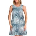 thumbnail image 1 of Fotbe enchanted winter snowflake holly Vestido de Verano sin Mangas para Mujer – Vestido Midi Línea A, Estilo Camiseta Floral, Vestido Playero Casual y Fluido, 1 of 7