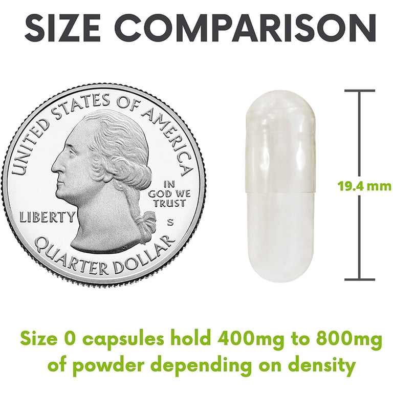 Empty Capsule Sizes