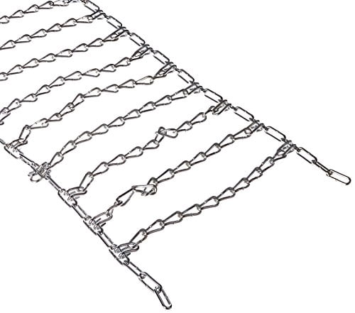 Snowblower and Lawn Tractor Tire Chains, 22X9.50X12, 4 Link Spacing