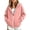 Pink, variant on PureCasa Girls Zip Up Hoodies for 5-16 Years Full-Zip Sports Hooded Sweatshirts Jacket Casual Fall Hoodie with Pockets