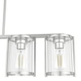 thumbnail image 4 of Hunter - Astwood 5-light Brushed Nickel, Large Chandelier, Dimmable, Caged Style, Linear Shaped, for Bedrooms, Dining, Living Rooms - 48012, 4 of 10