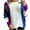 Purple, variant on IROINNID Womens Sweater Round Neckline Pullover Sweater Color Block Casual Mid-Length Long Sleeve Patchwork Line Sweater Tops Blouse
