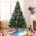 thumbnail image 7 of Sikiie Alligator Donut Pool Float 30-48 inches {designName} Print Christmas Tree Skirt Snowman Xmas Tree Skirt with Edge Christmas Decorations for Holiday Party-48", 7 of 7