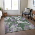 thumbnail image 6 of Addison Rugs Chantille Indoor/Outdoor Transitional Geometric Emerald Machine Washable Rectangle Rug, 8' x 10', 6 of 8