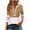 Brown #A, variant on AKOEE Polyester Long Sleeve T-Shirts Womens Half Zip Colorblock Striped Tshirts Spring Fall Winter Casual Tops (XL, White)