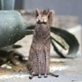 thumbnail image 6 of Yippzo Wool Felt Familiars – Quirky Handmade Companions, Anxious Mother Opossum, Wool Cat Figurines Tabletop Decor, Cute Big-Eyed Panicked Weirdo, 6 of 7