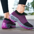 thumbnail image 3 of Tvtaop Womens Wedge Platform Shoes Comfortable Walking Shoes Breathable Knit Ladies Workout Sneakers Casual Sock Shoes, 3 of 9