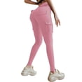 thumbnail image 2 of Pantalon de Yoga Rose Femme Leggings de Course Entraînement Sport Pantalon Athlétique Pantalon D\'entraînement Physique pour Femme Pantalon d'Équitation Yoga Pantalon de Yoga, 2 of 6