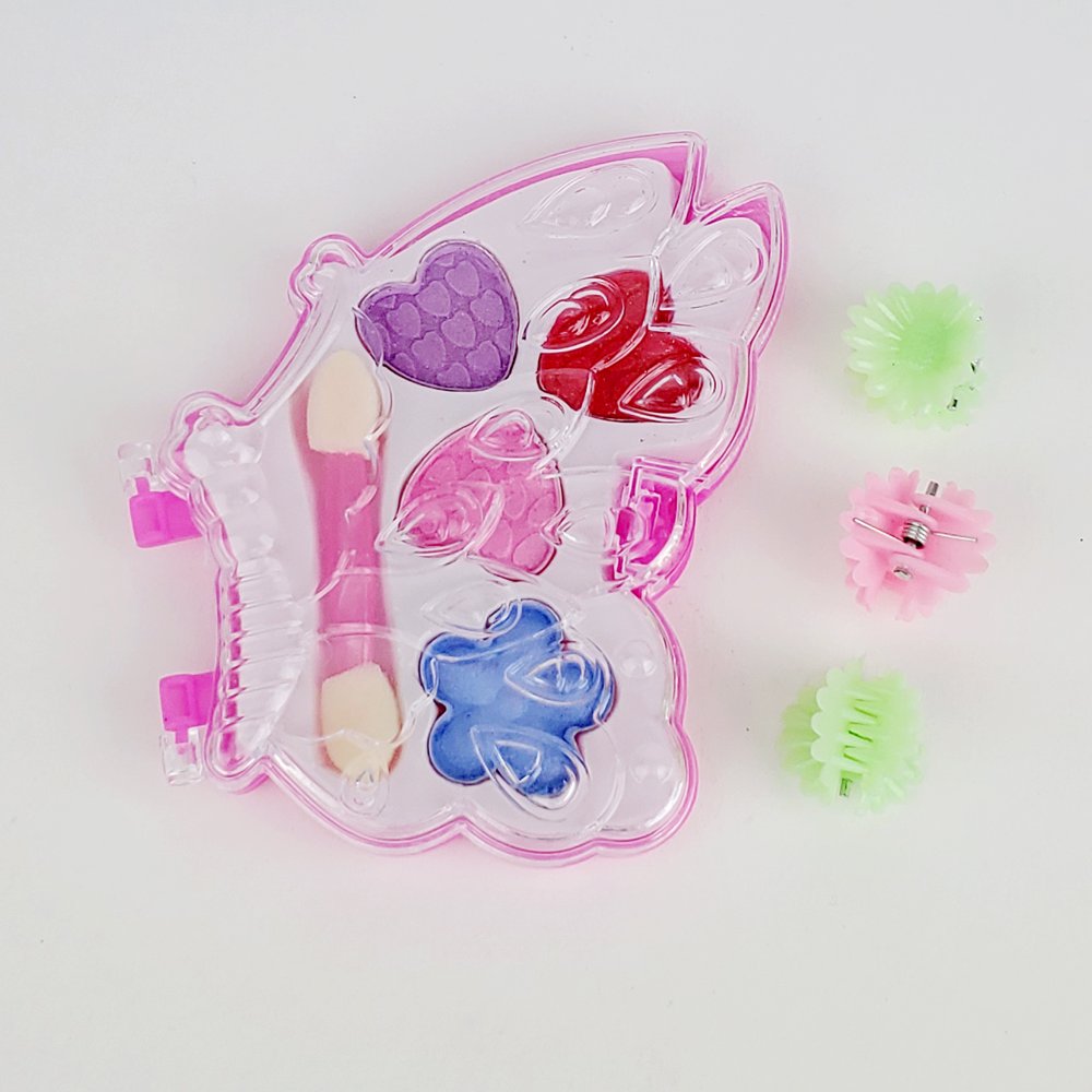 Childrens Makeup Kit Set Eyeshadows Butterfly Girls Christmas Gift