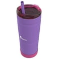 thumbnail image 2 of bubba Envy S Insulated Stainless-Steel Tumbler with Straw and Bumper in Purple 24 oz., Rubberized, 2 of 5