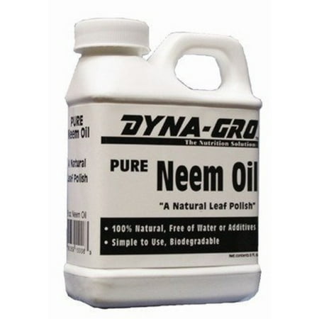 Dyna-Gro Pure Neem Oil Natural Leaf Polish, 8 (Best Neem Oil For Garden)