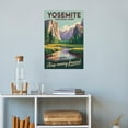 thumbnail image 4 of Inspirational Yosemite National Park Retro Travel Motivational Wall Art Poster Decor for Study Office Lounge Canvas Poster, 4 of 8