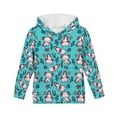 thumbnail image 6 of DISNIMO Blue Axolotl Hoodies Kids Pullover Hoodie Sweatshirts for Boys Girls 6-7 Clothes Trendy for School Children Sweatshirt with Hoodie Kids Girl Streetwear Hoodie Soft, 6 of 7