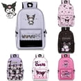 thumbnail image 2 of Sanrio Kuromi-mochila de Anime Melody para estudiantes de escuela primaria, bolso de hombro con estampado de dibujos animados, bolsa de almacenamiento para niñas lindas, nuevo Fivean unisex, 2 of 2