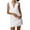 White, variant on Cotton Linen Womens Dresses Sexy V-Neck Sleeveless Basic Tank Dress Chic Elegant Ladies Dresses Summer Sale Vestidos Para Mujer,White,L