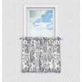 thumbnail image 4 of Victoria Park Toile 68-Inch-by-36 Inch Tailored Tier Curtains, Blue, 4 of 5