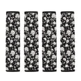 thumbnail image 5 of Chririnla Car Seat Belt Pads Comfortable Seat Belt Shoulder Pad Composite SBR Protect Shoulder with Ease, Suitable for Sedans Vans, Black Floral Print, 5 of 8