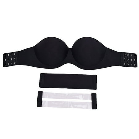 

Strapless Push Up Bras For Women Sexy Solid Lift Half Cup Brassiere Seamless Soft Invisible Bras