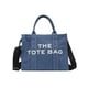 thumbnail image 1 of Bolso Mano Lona Con Letras Bolso Gran Capacidad (Azul), 1 of 9