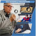 thumbnail image 3 of Handheld Magnifying Glass for Close Work, 35X High Clarity Reading Magnifiers for Macular Degeneration, 3 of 5