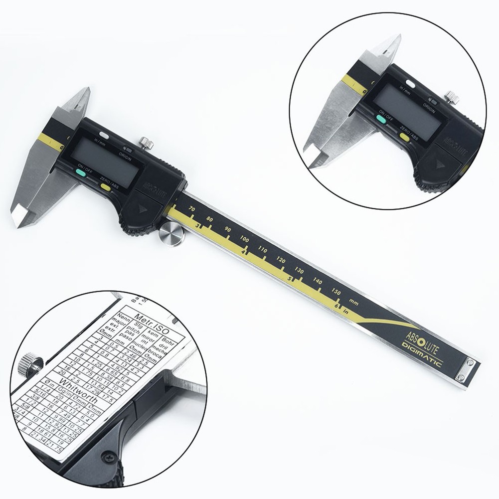 Cogfs Vernier Caliper 50019620/30 150mm Absolute Scale Digital