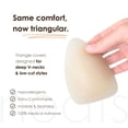 thumbnail image 6 of NEATS Triangle Silicone Adhesive Nipple Covers - 1 Pair (Pearl) - L/XL, 6 of 9