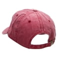 thumbnail image 3 of US 101 Embroidered Unstructured Cotton Cap - Wine OSFM, 3 of 5