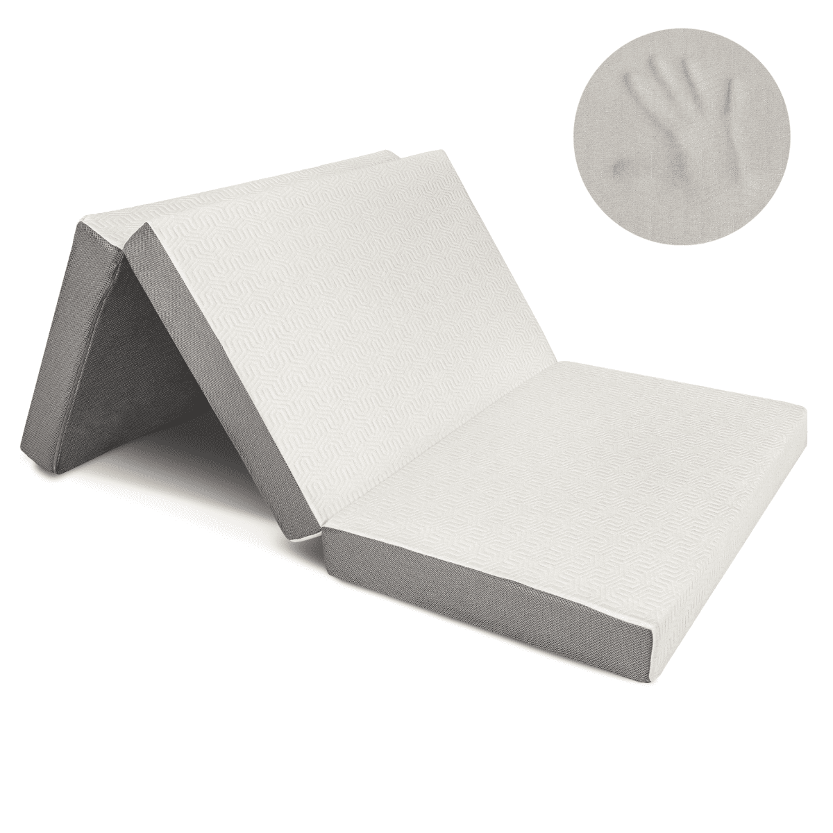Milliard 4 Inch Tri Folding Foam Mattress, Twin: Twin - Walmart.com
