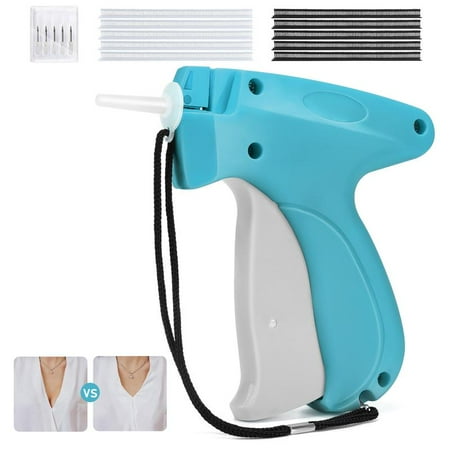Stitch Gun for Clothes with 5 Replacement Needles, Quick Stitch Sewing Gun,Tag Gun, Quick Clothing Fixer with 500 Black & 500 White Fasteners