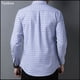 thumbnail image 4 of Taoboo 2022 Nueva camisa de rayas de color sólido de alta calidad para hombre 100% algodón Oxford Plaid Ropa para hombre Camisa social ajustada para hombre, 4 of 4