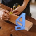 thumbnail image 3 of Measuring Tool 45/90 Degree Scribing Ruler Woodworking Square Protractor, 3 of 8