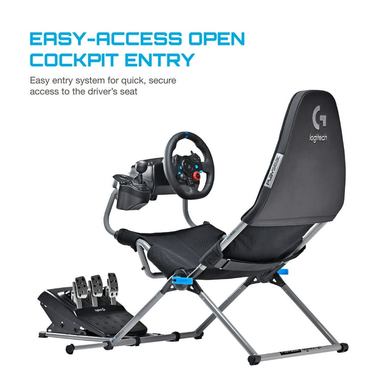 Playseats for Gaming, Fully Adjustable, Black Racing