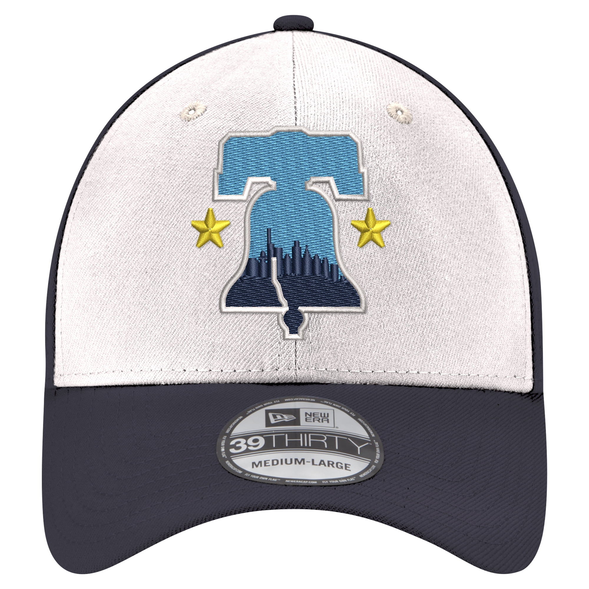 Men's New Era White Philadelphia Phillies 2024 City Connect 39THIRTY Flex Hat