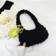 thumbnail image 2 of Bolso de hombro para mujer Cloud Underarm Bag Bolso de mano informal plisado Bolsos (Negro) Ndcxsfigh Para Estrenar, 2 of 5