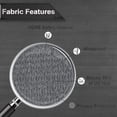 thumbnail image 5 of Boen 3' x 16' ft Balcony Privacy Screen, Fence Windscreen Cover UV Protection Weather-Resistant Mesh Cloth Shade Netting with Grommets for Patio, Backyard, Deck, Outdoor Porch, Railing - Grey, 5 of 8