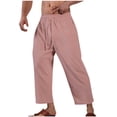thumbnail image 2 of Birdeem Mens Fashion Casual Solid Color Pockets Elastic Rope Pants Sports Fitness Pants, 2 of 4
