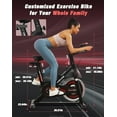 thumbnail image 3 of YOSUDA Exercise Bike-Stationary Indoor Cycling Bike for Home 330 Lbs Weight Capacity, Comfortable Seat Cushion and LCD Monitor, 3 of 7