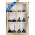 thumbnail image 3 of Eiffel Tower Construction Time Lapse Wall Poster, 14.725" x 22.375", Framed, 3 of 3