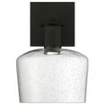 thumbnail image 3 of 63144LEDD-MBL/SDG Access Lighting Port Nine - 9W 1 LED Wall Sconce In Transitional Style-12 Inches Tall and 9 Inches Wide-Matte Black Finish-Seeded, 3 of 7