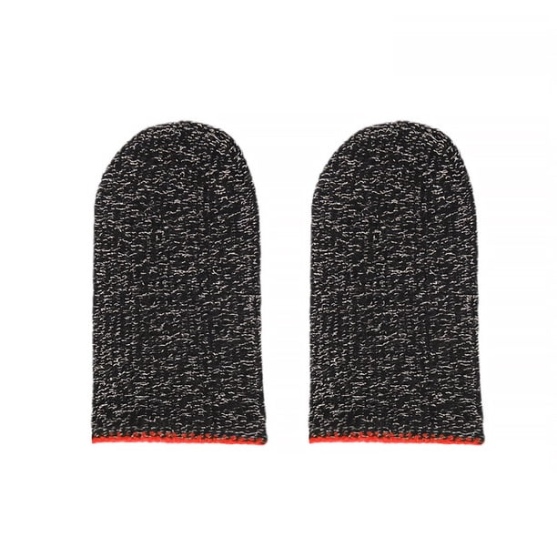 Methold Juego de 2 uds. De guantes de protección para pantalla táctil transpirables a prueba de sudor, juego portátil reutilizable para Videojuegos y accesorios Rojo