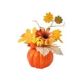 thumbnail image 2 of BYO Pumpkin Decor Craft Kit, Handmade Thanksgiving Halloween Ornament, Foam Pumpkin for Holiday Party Classroom Home Decoration(A), 2 of 4