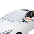 thumbnail image 1 of Mistaha Car Windshield Cover with Aluminum Foil Material for Sun Protection and Snow Shield - Universal Fit for Hatchback, Sedan, SUV - Reflective Design, Durable Construction - Size 250*110cm, 1 of 6