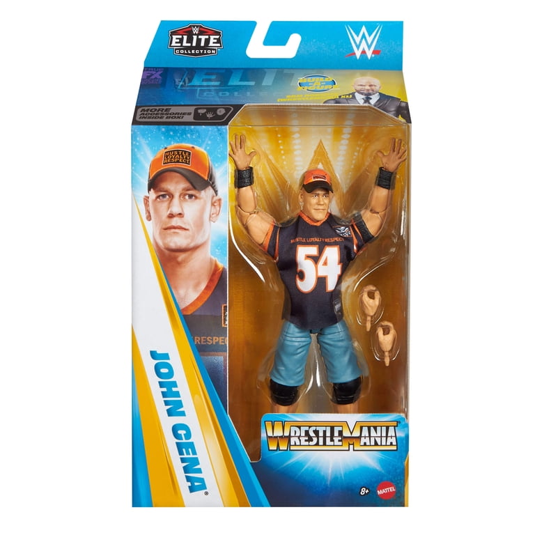 WWE Elite Collection John Cena WrestleMania Action Figure Set