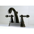 thumbnail image 2 of Fauceture FSY7616AL English Classic 4 in. Centerset Bathroom Faucet with Retail Pop-Up, Naples Bronze, 2 of 4
