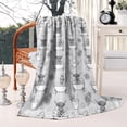 thumbnail image 2 of Gray Highland Cow Bathtub Lemon Pattern Blanket,Comfortable Soft Lamb Wool Throw Blanket,All Season,Warm Lightweight Blankets for Sofa Bed Couch Living Room Chair,50"x60", 2 of 4