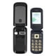 thumbnail image 4 of F138 2G Teléfono Celular Abatible para Personas Mayores Desbloqueado, Teléfono GSM con Base de Carga Y Pantalla Táctil Grande de 2.4 Pulg, Botón Grande Gran Volumen, Marcación de Una Tecla(negro) Amonsee No, 4 of 5