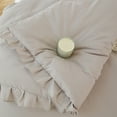 thumbnail image 6 of SPRINDAY Queen Comforter Set For Adult, 3 Piece Ruffle Oatmeal Comforter Sets All Season, 6 of 9